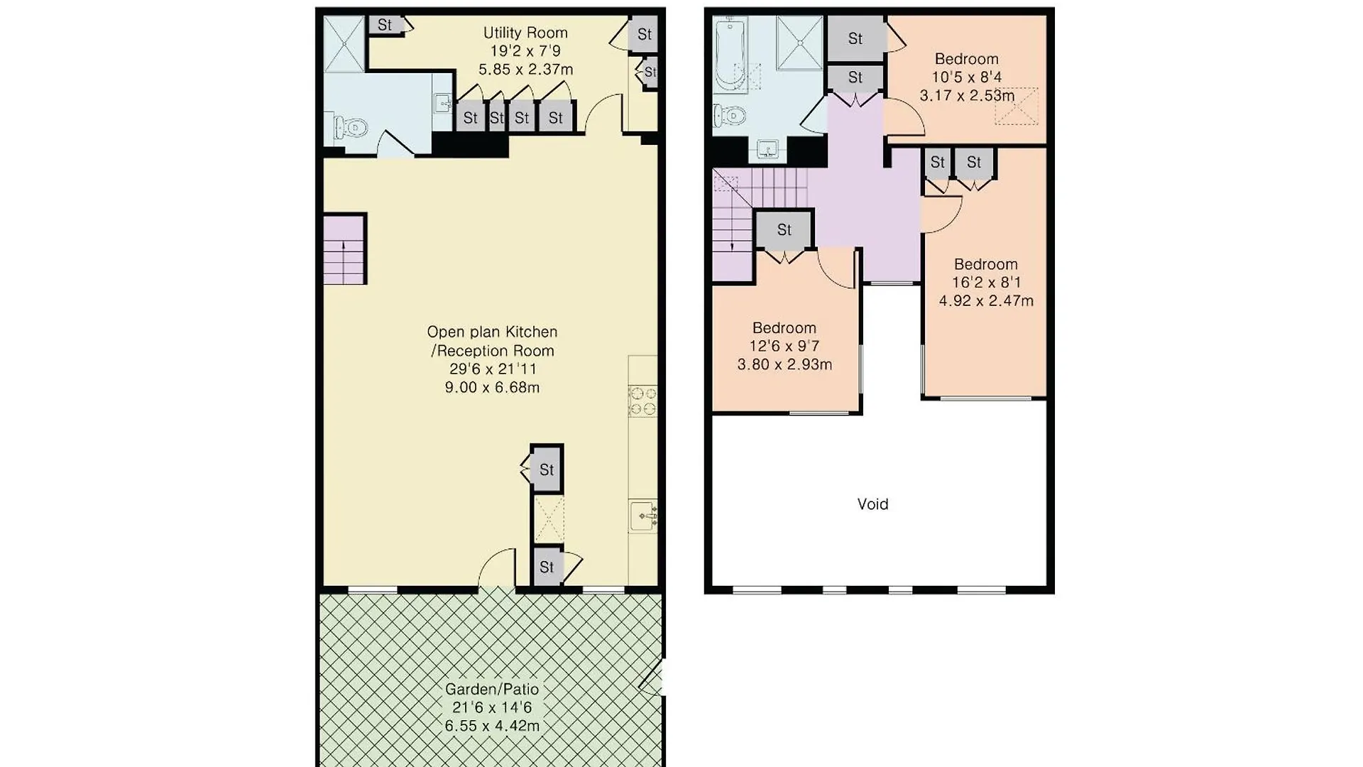 Schoolbell Mews Full 3 Bedroom 2 Bathroom Architect Designed Mews House Fabulous Bow, Victoria Park Location London 0*,